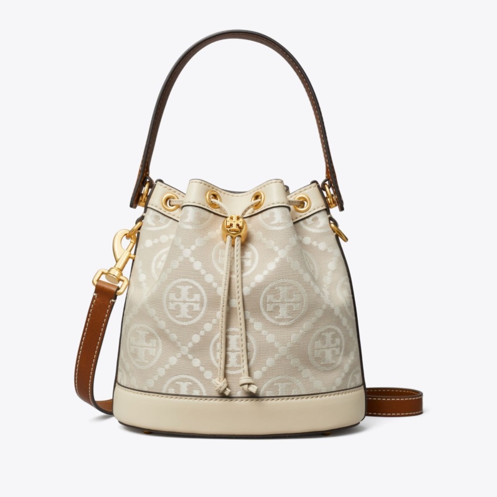 Tory Burch T Monogram Bucket Bag